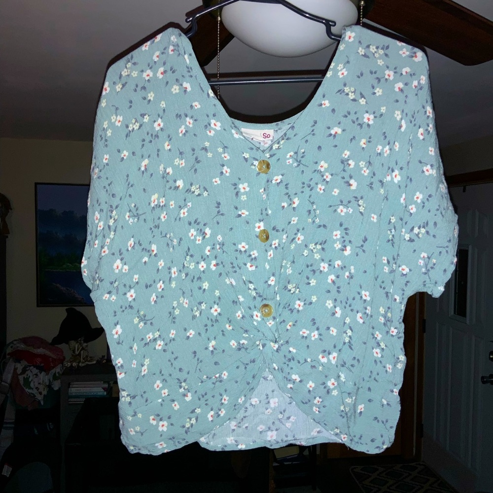 Floral crop top